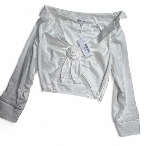 Reformation Karlie Top in White NWT XS